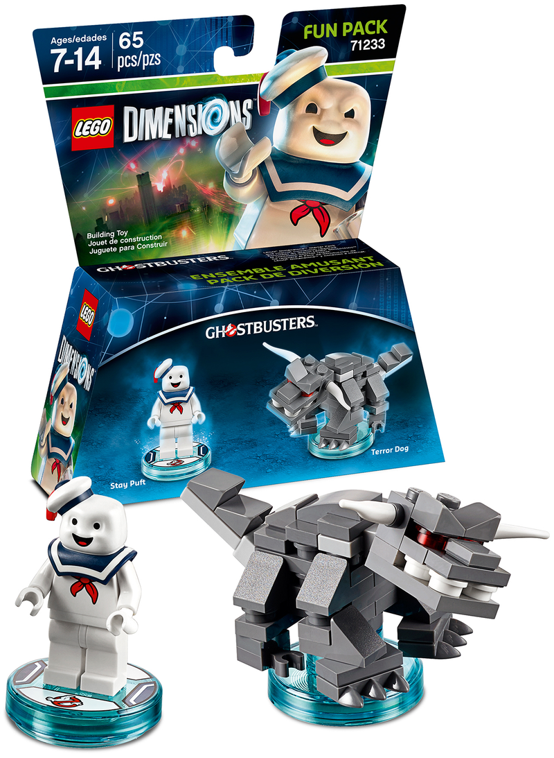 Illustration for article titled Lego Dimensions' Ghostbusters Packs Will Include Stay Puft and Slimer